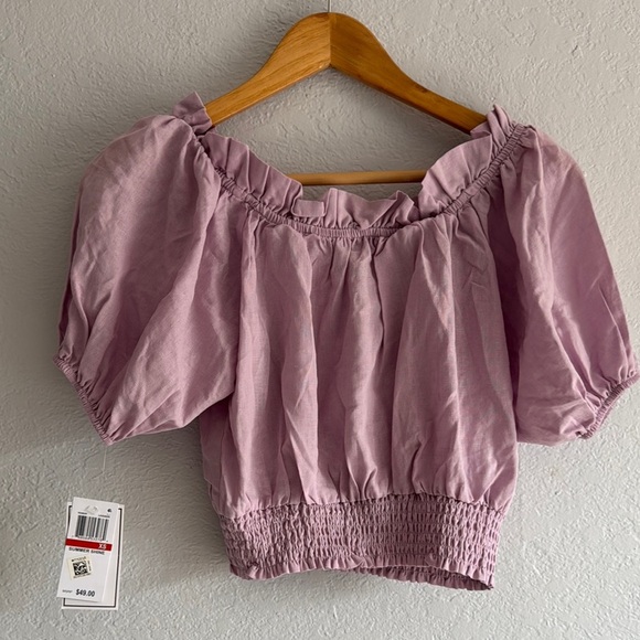 NWT Pink Ruffled Top - Picture 2 of 2